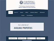 Tablet Screenshot of crystalip.com